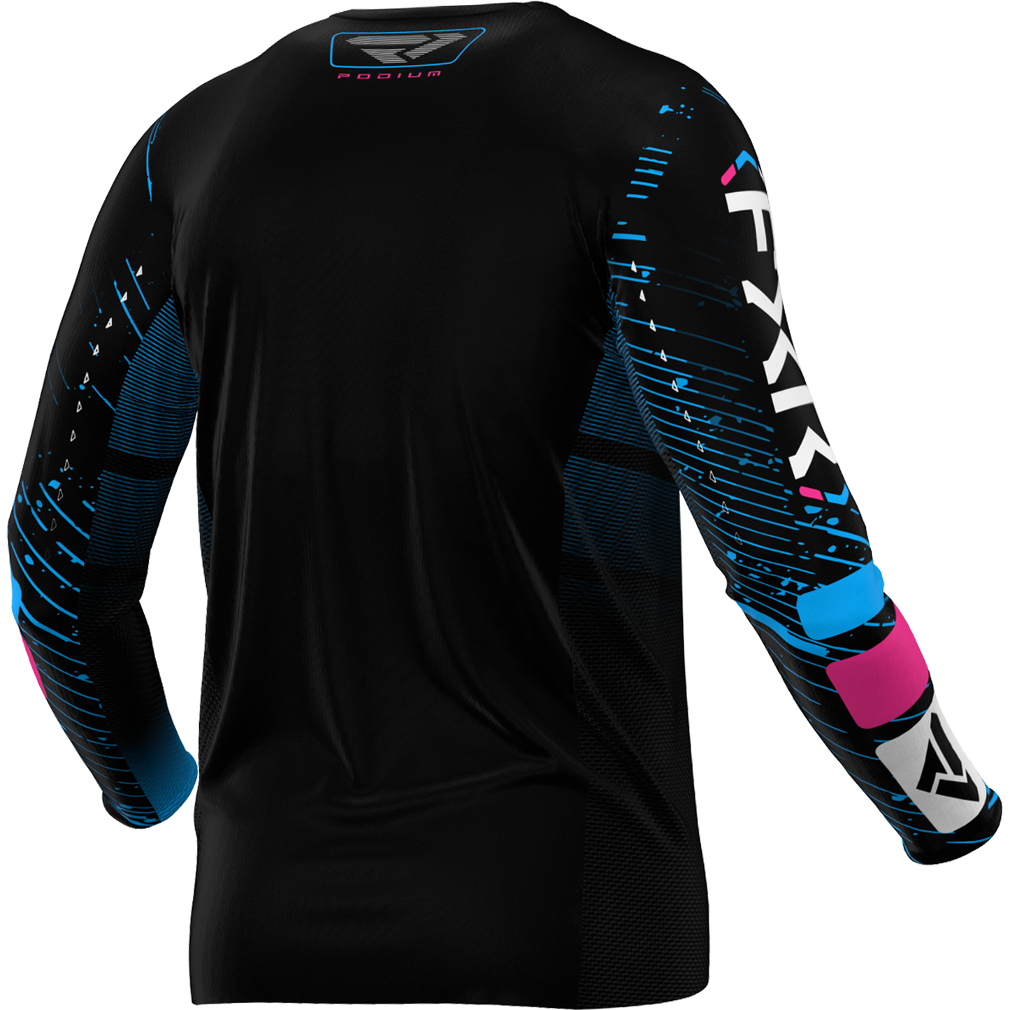 JERSEY FXR PODIUM BLACK/CYAN/PINK