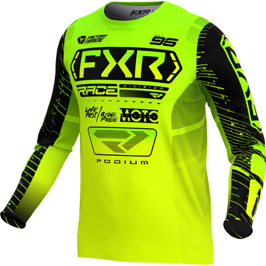 JERSEY FXR PODIUM HIVIS/LIME/BLACK