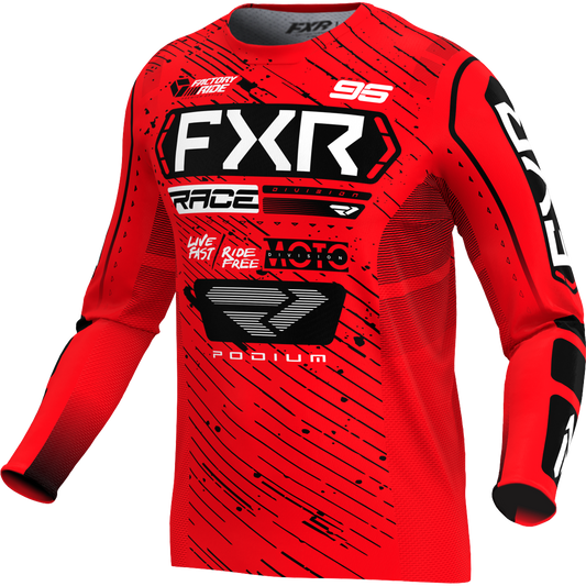 JERSEY FXR PODIUM RED/BLACK