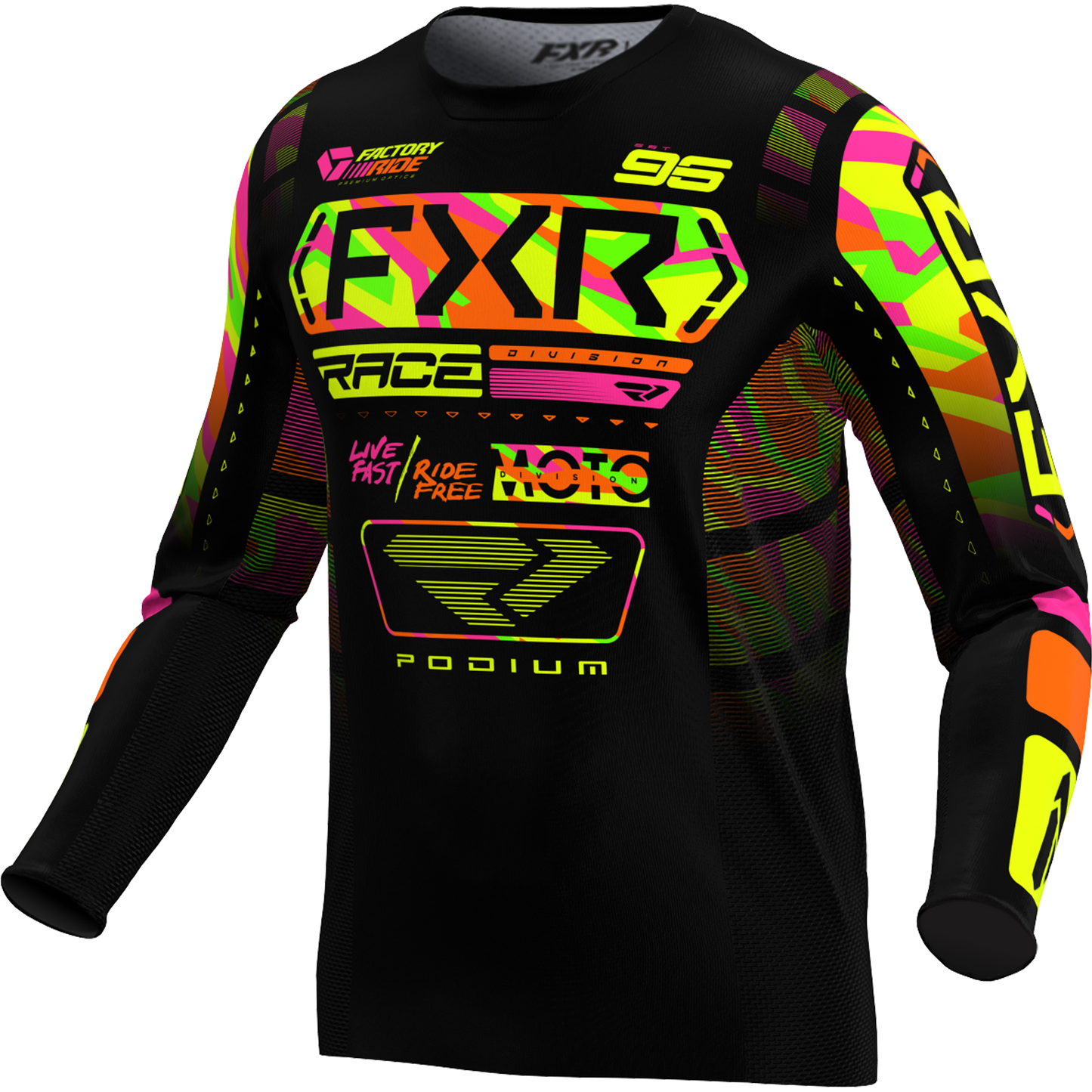 JERSEY FXR PODIUM SHERBET CAMO