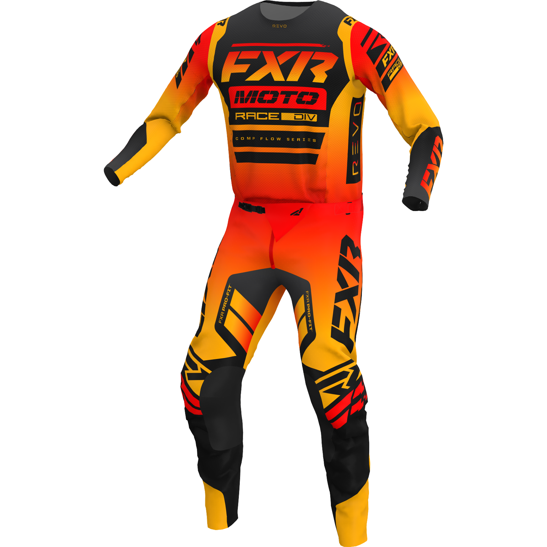 TRAJE REVO COMP MX SUNRISE – FXR RACING