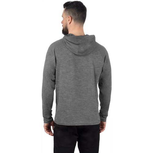 POLERON M TRAINER PREMIUM LITE HOODIE 24 GREY HEATHER/ASPHALT