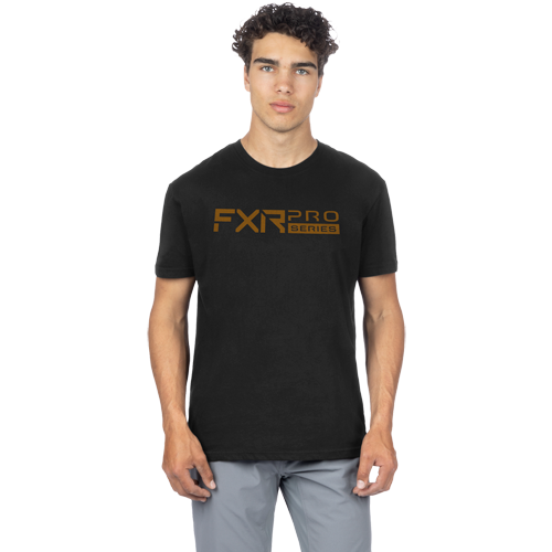 POLERA FXR M PRO SERIES BLACK/COOPER