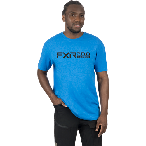 POLERA FXR M PRO SERIES BLUE HEATHER/BLACK