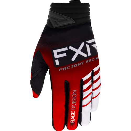 GUANTE FXR PRIME MX RED/BLACK/WHITE